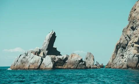 Rocks in the sea Stock Photos