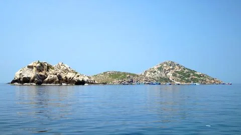 Rocks in the sea. 스톡 사진