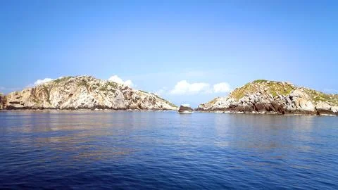 Rocks in the sea. Stock Photos