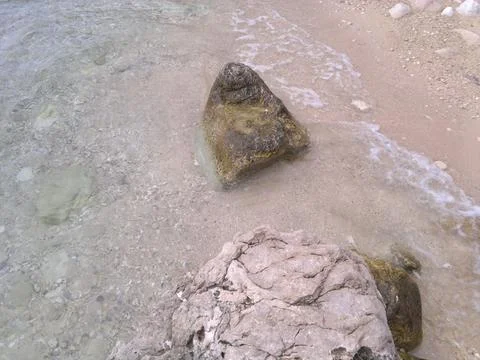 Rocks by the Sea 库存照片