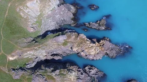 Rocks on the sea video Stock Footage 76658004