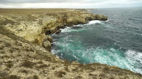 Rocks on the seashore Stock Footage 81712752