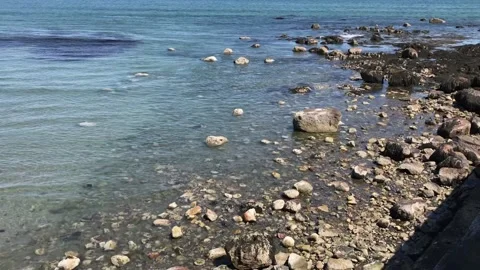 Rocks Of The Seashore Stock Footage 155926815