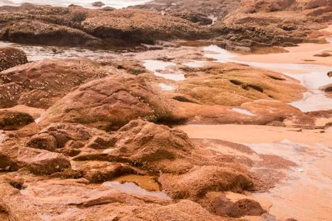 Rocks on the Seashore Stock Photos