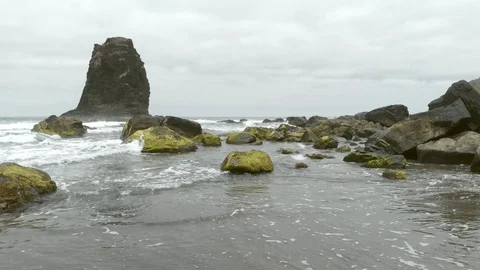 Rocks on the shore Stock Footage 91667318