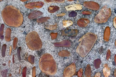 Rocks sidewalk floor texture Stock Photos