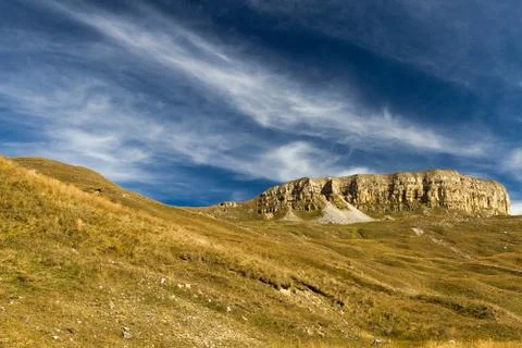 Rocks sky clouds Stock Photos