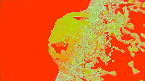 Rocks in Space Abstract Background Animation (HD) Stock Footage 47774255