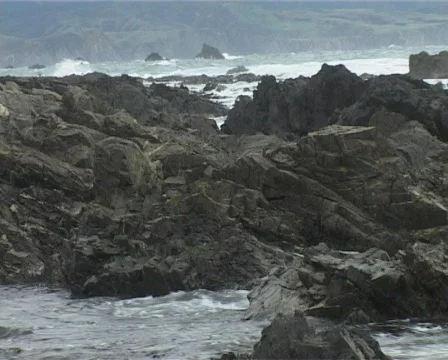 Rocks splash 1 Stock Footage 137111