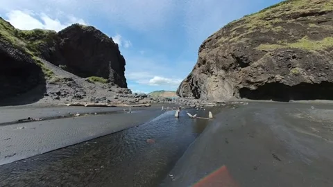 Rocks stream Stock Footage 218543689