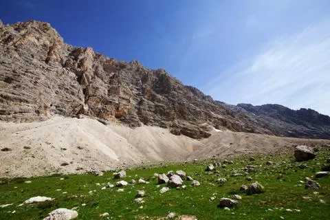 Rocks in sunny day Stock Photos