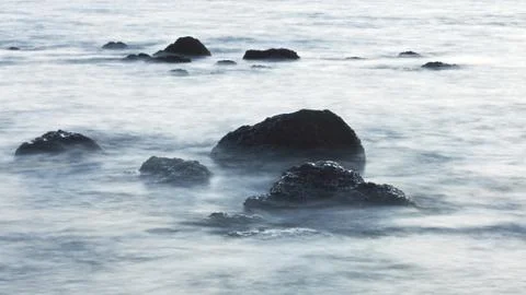 Rocks in the Surf Foto stock