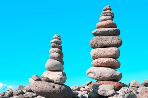 Rocks towers Stock Photos