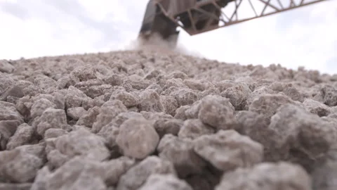 Rocks tumbling down a large pile 1 Stock Footage 311089200