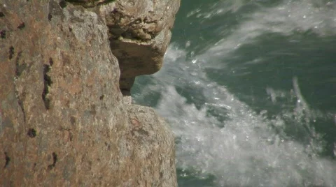 Rocks under water Stock Footage 125442