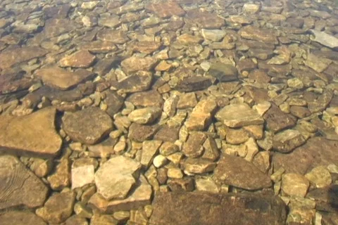 Rocks under water Stock Footage 148835