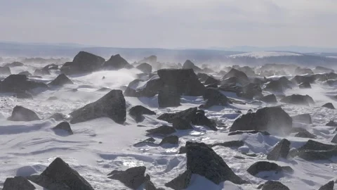 Rocks in the Uralic mountains Stock Footage 282741923