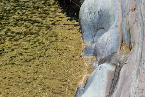Rocks in the Verzasca River Stock Photos