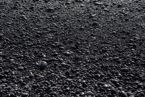 Rocks at Vik Beach Stock Photos