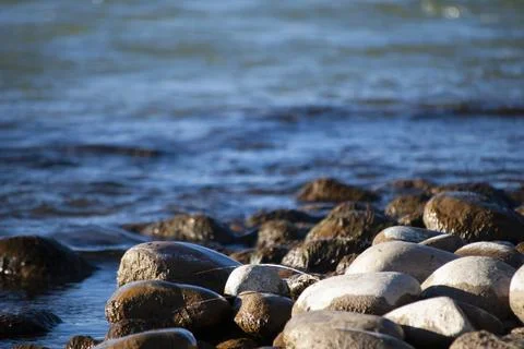 Rocks by the Water Stock Photos