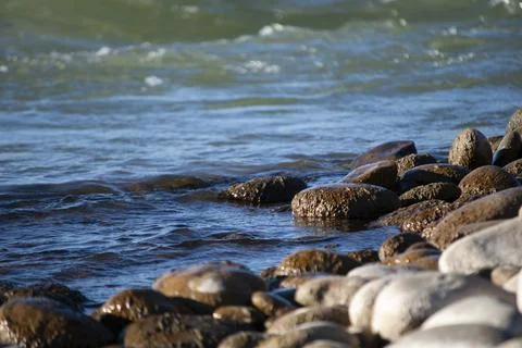Rocks by the Water Stock Photos