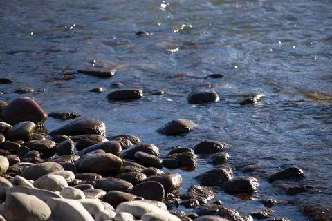 Rocks by the Water Stock Photos