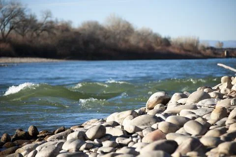 Rocks by Water Stock Photos