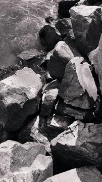 Rocks in water Stock Photos