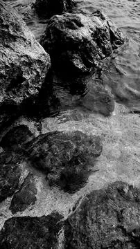 Rocks in water Stock Photos