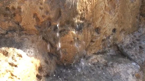 Rocks Waterfall Stock Footage 98680053