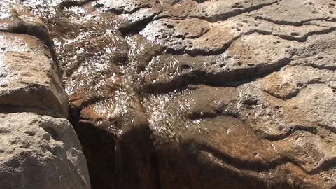 Rocks Waterfall Stock Footage 98680061