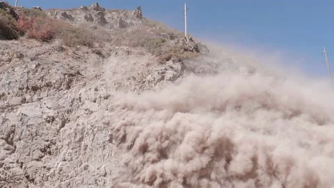 RockSlide Video stock 145179557