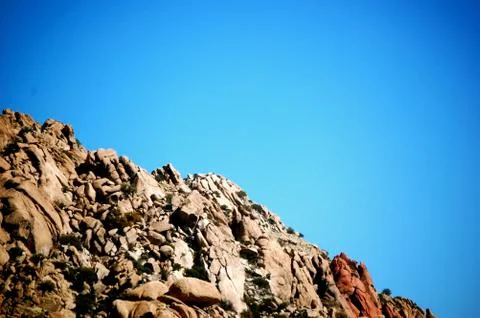 Rocky background lower left corner Stock Photos