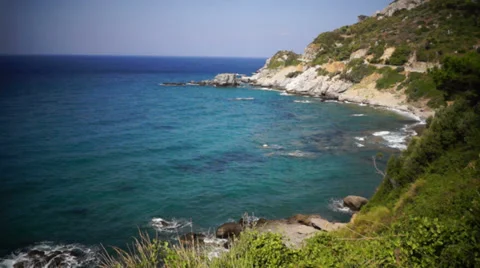 Rocky Bay (1) Stock Footage 30346533