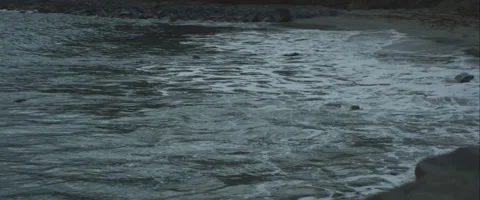 Rocky beach, anamorphic Stock Footage 46039850