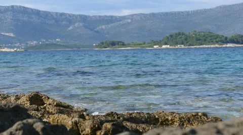Rocky Beach and View Stock Footage 54901482