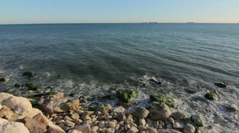 Rocky beach Stock Footage 10920008