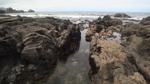 Rocky Beach Stock Footage 49183580