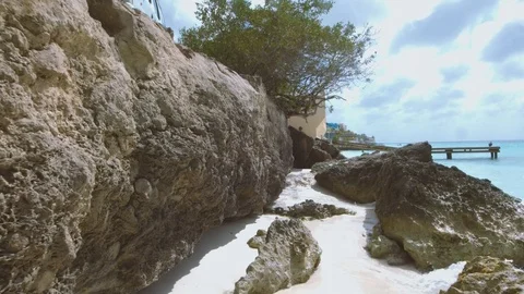 Rocky beach Stock Footage 74024634