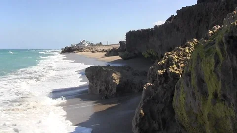 Rocky Beach Stock Footage 88435663