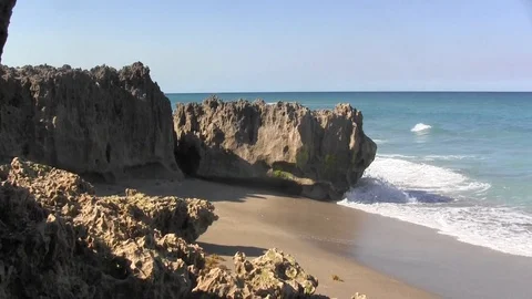 Rocky Beach 스톡 동영상 88450788