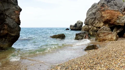 Rocky Beach  Video stock 93330178