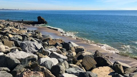 Rocky Beach Video stock 102015694