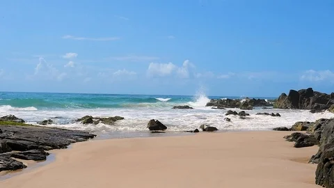 Rocky Beach Stock Footage 127175592
