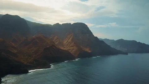 Rocky beach at Gran Canaria Stock Footage 144770901