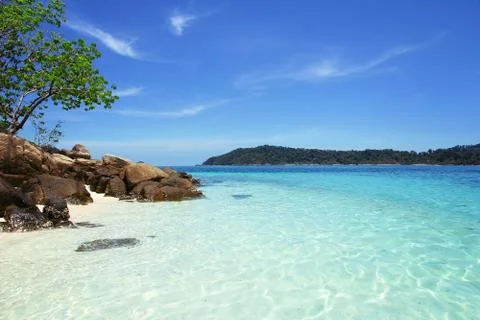 Rocky beach Foto stock