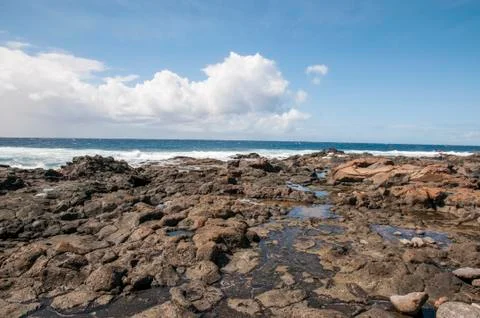 Rocky beach Stock Photos