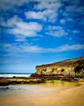 Rocky beach Stock Photos