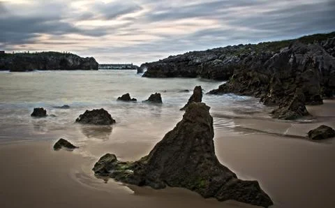 Rocky beach Stock Photos