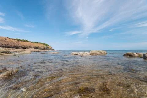 Rocky beach Stock Photos